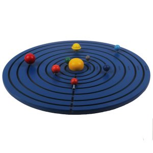 Tabla osončja s premikajočimi planet.