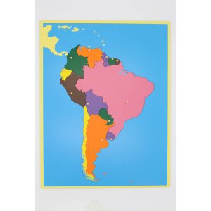 Sestavljanka se uporablja po predhodnem delu z sestavljanko celin. Otroku razložimo, da se posamezne celine tudi razdelijo na države.